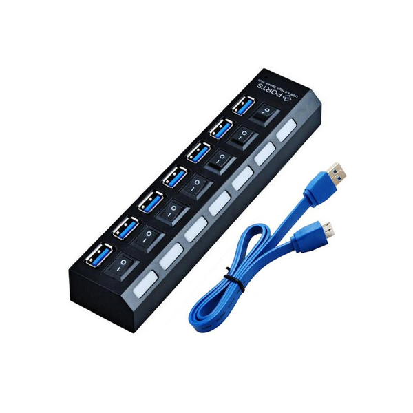 Hub Usb 3.0 7 Puertos De Alta Velocidad